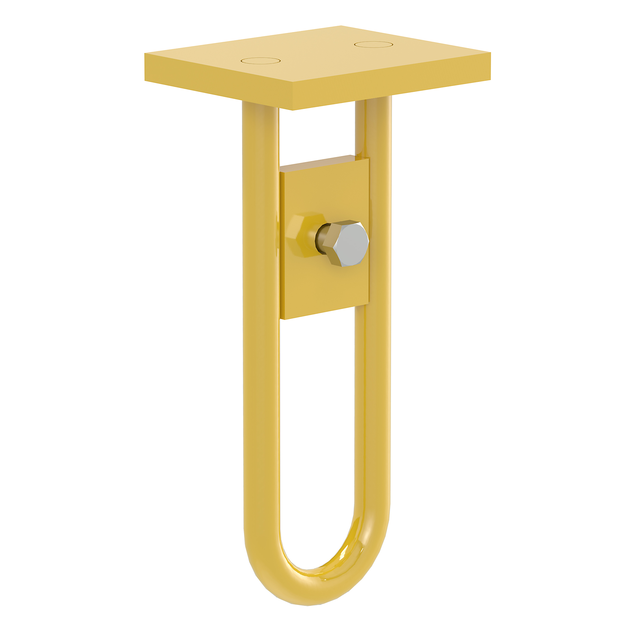 Vestil Steel Lower Bail Kit for Adjustable Spreader Beams — 6in. x 7in. x 17.75in., 10,000-Lb. Capacity, Yellow, Model# SBM-BFB-100 Series